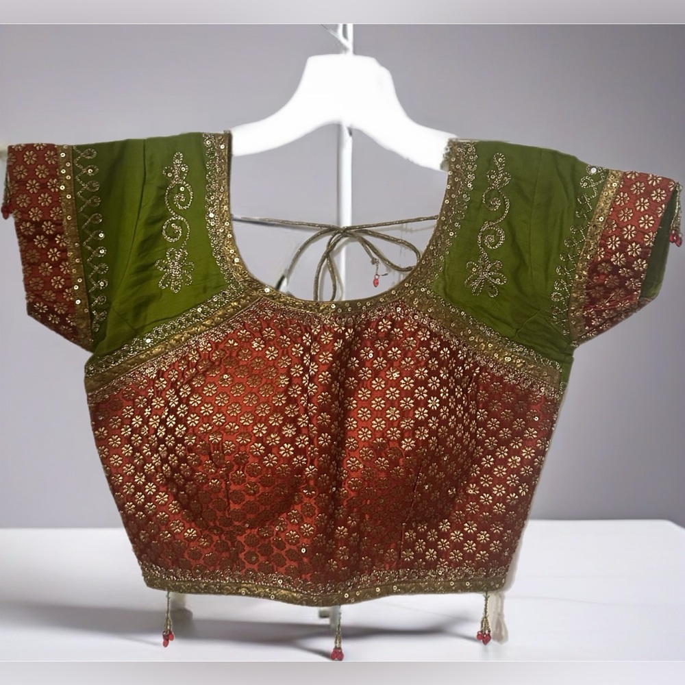 Tradition Indian Embroidered Small Top Blouse